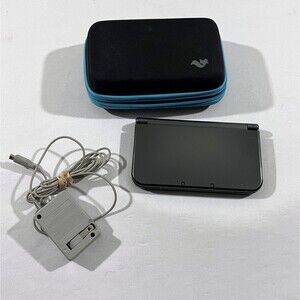 New Nintendo 3DS XL Gray Black Handheld Console US Ver Tested Working w Case